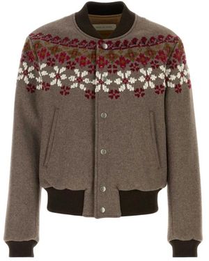 Dries Van Noten Bomber Jackets - Brown
