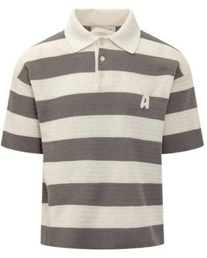 Ami Paris Polo Shirts - Gris