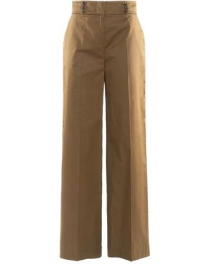 Nenette Wide Trousers - Natural