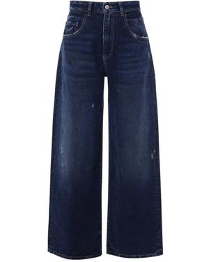 ICON DENIM Poppy Wide Leg Jeans - Blauw