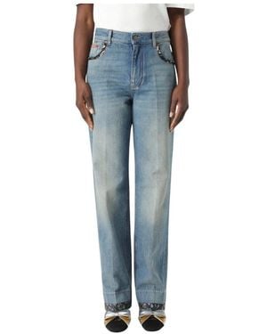 Valentino Straight Fit Jeans - Blue
