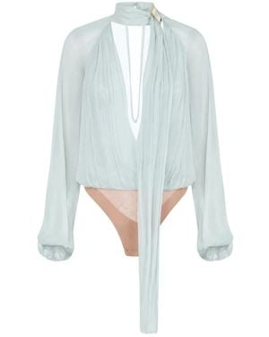 Elisabetta Franchi Tops ,Blauw ,Body
