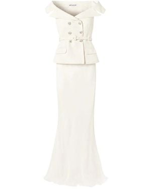 Self-Portrait Maxi Dresses - Blanco