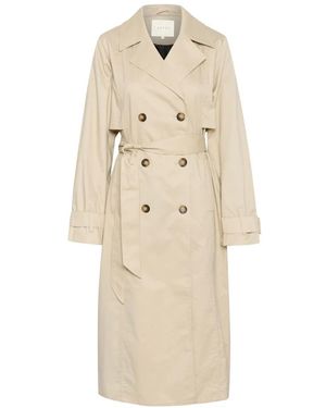 Kaffe Trench Coats - Neutro