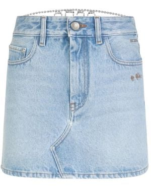 Gcds Denim Skirts - Blu
