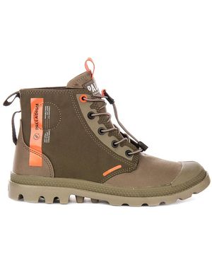 Palladium Lace-Up Boots - Brown