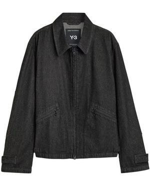 Y-3 Denim Blouson Jacket - Zwart