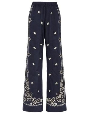 P.A.R.O.S.H. Wide Trousers - Azul