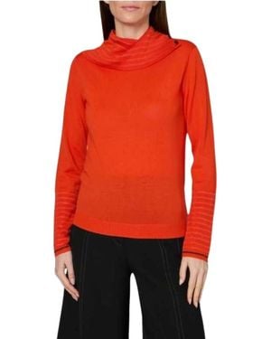 Paul Smith Round-Neck Strickwaren - Rot