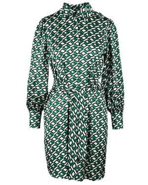 Think! Abito elegante donna 100% poliestere - Verde