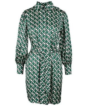 Think! Vestido Elegante Mujer 100% Poliéster, Mujer, Talla - Verde
