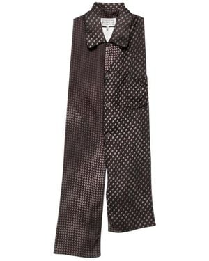 Maison Margiela Silk Scarves - Brown