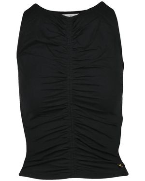 Palm Angels Top Arricciato - Zwart