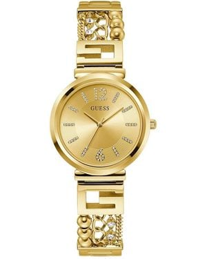 Guess Accessoires ,Geel ,Gw 0545L2 Horloge - Metallic