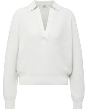 DRYKORN V-Neck Knitwear - White