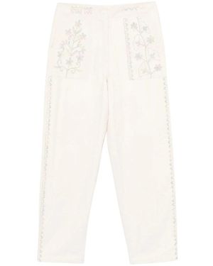 Antik Batik Broeken ,Alex Pant - Wit