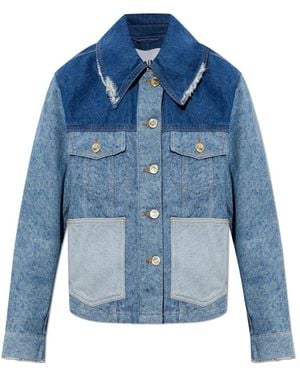 Ganni Denim Jackets - Azul