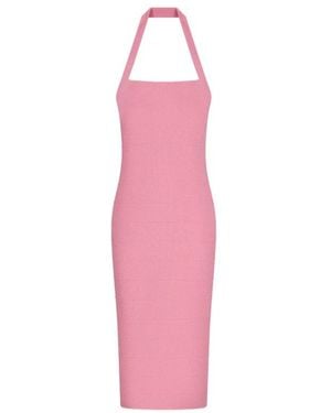 retroféte Kleedjes ,Roze ,Nylon Cloe Jurk
