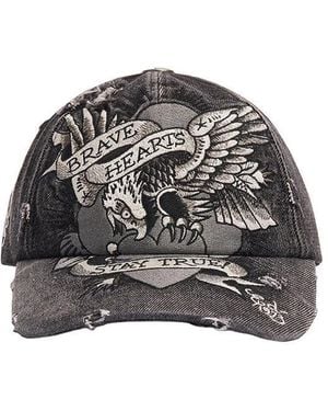 Ed Hardy Caps - Gris