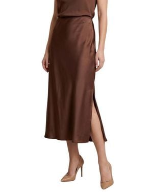 Amélie & Amélie Midi Skirts - Brown