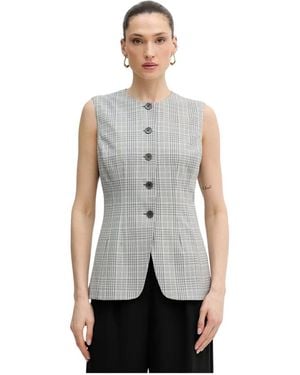 Guess Jassen ,Grijs ,Polyester Carla Vest