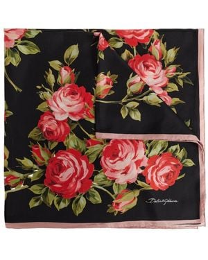 Dolce & Gabbana Silky Scarves - Zwart
