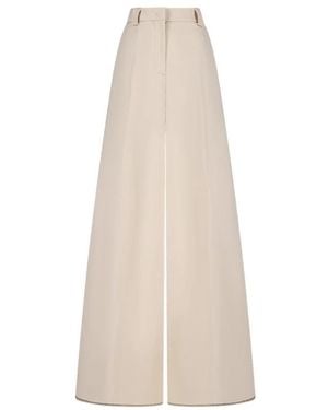 Thelatest Wide Trousers - Naturel