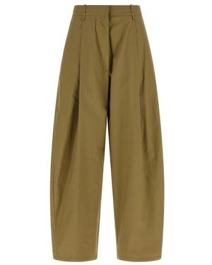 Nude Wide Hosen - Grün
