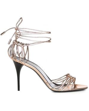Saint Laurent High Heel Sandals - Metallic