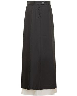 Peter Do Maxi Skirts - Zwart