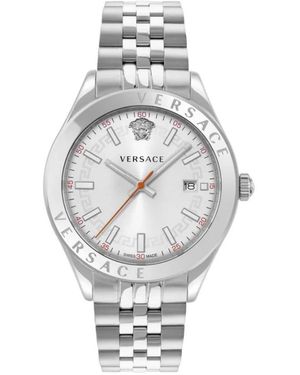 Versace Accessoires ,Grijs ,Hellenyium Horloge - Metallic
