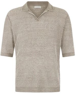 Ballantyne Gingham Polo - Grau