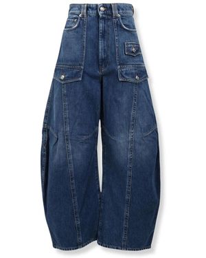 Sportmax Violino Loose-Fit Jeans - Blauw