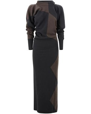Philosophy Di Lorenzo Serafini Maxi Dresses - Black