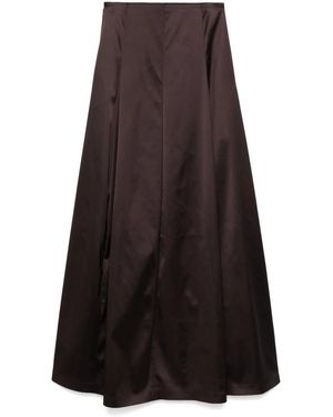 Genny Brauner satin maxirock