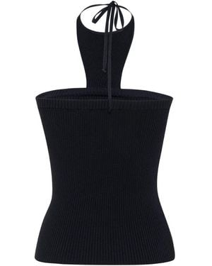 Tela Sleeveless Tops - Negro