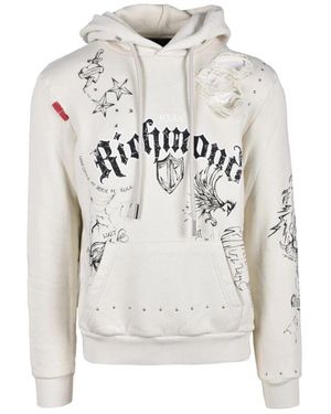 John Richmond Baumwoll-Sweatshirt Modell - Grau