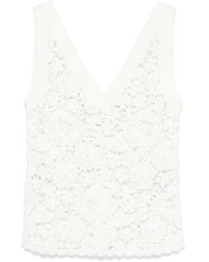 P.A.R.O.S.H. Sleeveless Tops - Bianco