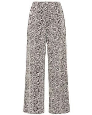Ichi Wide Trousers - Gris