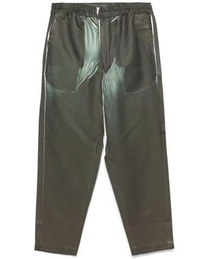 Comme des Garçons Gewebte Herrenhose - Grün