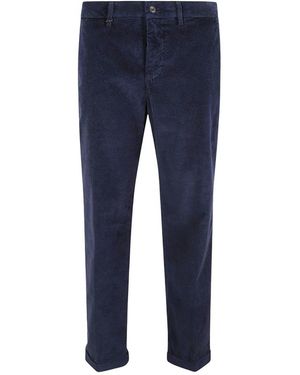 Fay Broeken ,Blauw ,Katoen Capri Velluto