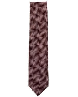 Tom Ford Krawatte Mit Geometrischem Muster - Lila