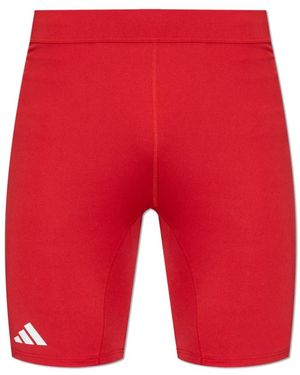 adidas Korte Leggings Uit De Adizero Collectie - Rood
