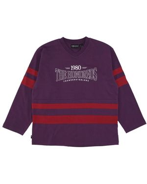 The Hundreds Long Sleeve T-Shirts - Purple