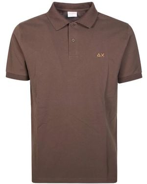 Sun 68 Polo Shirts - Brown