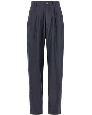 TRUE AVENUE Parksoftwool Hose - Blau