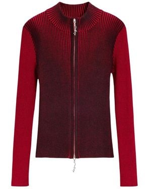 Desigual Truien & Vesten ,Rood ,Polyester Jers_Bloody Cardigan