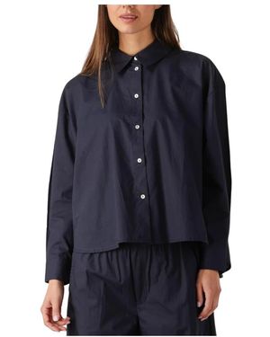 RUBY TUESDAY Marineblaue Ibine Bluse