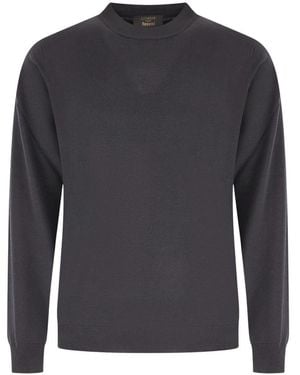 Zanone Round-Neck Knitwear - Bleu