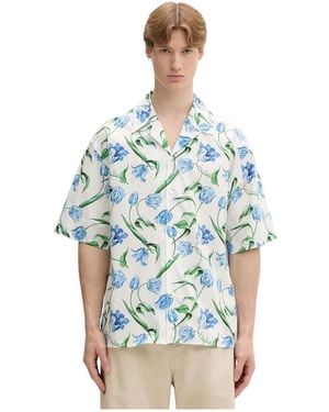KENZO Tulip Short Sleeve Shirt - Blauw